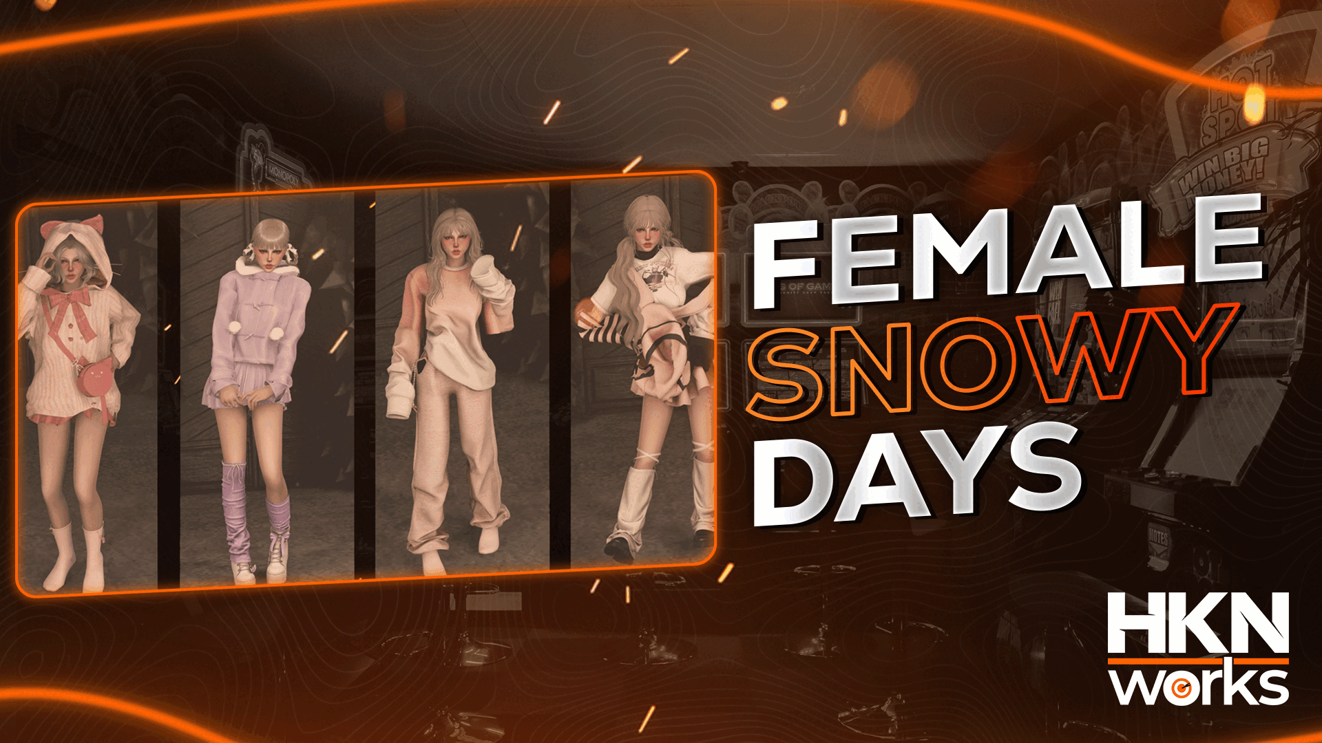 Female Snowy Days Pack