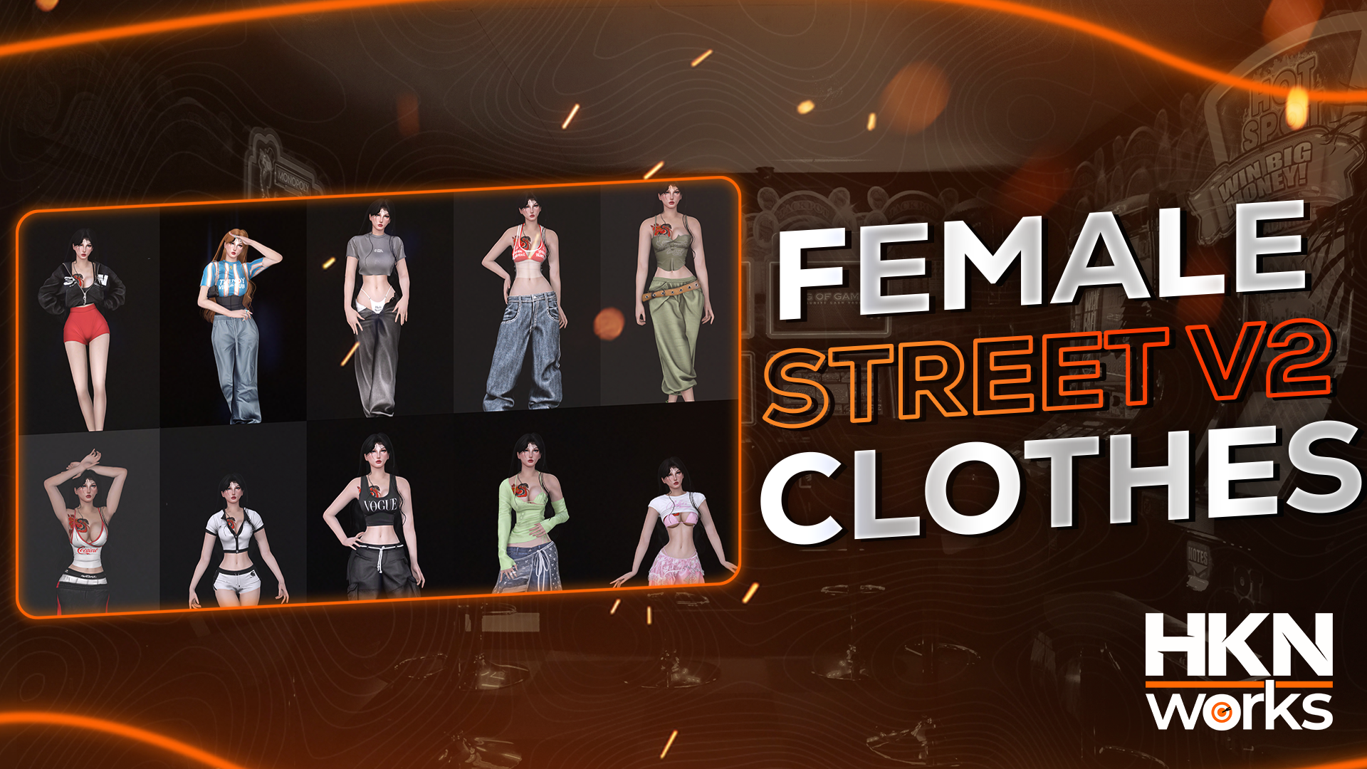 Female Street Wear v2 Pack